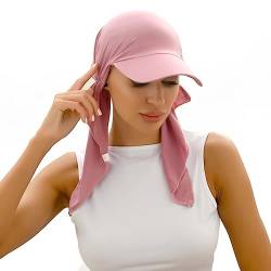 Cysocool Damen Weiche Chemo Turban Sommer Sonnenschutz Schirmmütze Haarausfall Kopftuch Vorgebunden Beanie Mütze Slouchy Kopfwickel Schlafmütze Frauen Krebs Kopf Wraps Bandana Hijab Kopfbedeckung von Cysocool