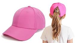 Cysocool Kinder Pferdeschwanz Baseballkappe 3-8 Jahre Mädchen Jungen Golf Visor Basecap Hut Sonnenblende Hut UV-Schutz Schirmmütze Sommermütze Junior Sommerhut Tennis Kappe Sonnenhut Visier UPF 50+ von Cysocool