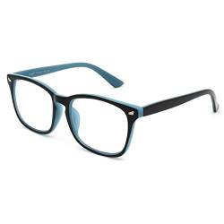Cyxus Blaulichtfilter Brille, UV Schutzbrille gegen Kopfschmerzen【Gesamtbreite: 141mm 】 Augenmüdigkeit, Gamer Gaming Brille für PC TV Tablet Unisex Computerbrille Herren Damen von Cyxus