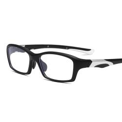 Cyxus Blaulichtfilter Brille Ohne Stärke Herren Damen Mode Computer Schutzbrille Bildschirmbrille Gaming Brille 8161 (Mattschwarz) von Cyxus