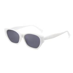 Cyxus Sonnenbrille Damen Herren Modische Brillefassung UV400 Schutz für Reisen Fahren Angeln Golf 1145 (Weiß) von Cyxus