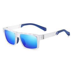 Cyxus Sonnenbrille Herren Damen Polarisiert Sonnenbrille mit Leistungsbelüftung UV400 für Reisen Fahren Angeln Golf（1072 Blau） von Cyxus