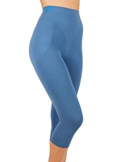 Figurformende Anti-Cellulite Caprihose mit Massageeffekt - Jeans Größe XS von CzSalus