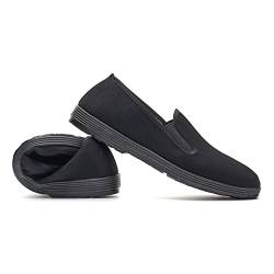 Kung Fu/Kampfsport/Tai Chi Schuhe Gummisohle Unisex Canvas Schwarz EU 38 von Czgcpyc