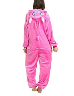 D'BOON Erwachsene Kinder Rosa Stitch Onesie Animal Pyjama einteiliges Nachtwäsche-Kostüm(Fit für Höhe(165-174cm)) von D'BOON