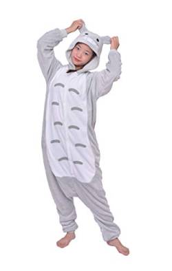 D'BOON Erwachsene Kinder Totoro Onesie Animal Pyjama einteiliges Nachtwäsche-Kostüm(Fit für Höhe(99-108cm)) von D'BOON