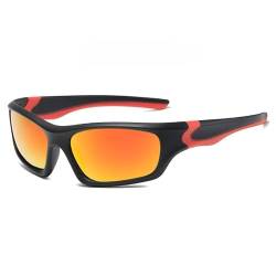 D'llesell Polarisierte Sonnenbrille Neutrale Mode Sonnenbrille Mit Farbverlauf UV400 Schutz Sonnenbrille Inklusive Etui Sportseil Für Radfahren, Autofahren, Sport Gelegenheiten (E) von D'llesell