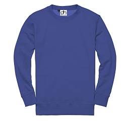 D&H CLOTHING UK Premium Sweatshirts Einfarbig Arbeitskleidung Casual Crewneck Jumper Sweater Sport Freizeit Fleece, navy, 3XL von D&H CLOTHING UK