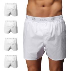 D.E.A.L International 5-er Set Boxershorts Logobund Weiss von D.E.A.L International