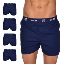 D.E.A.L International 5-er Set Boxershorts mit Logo-Bund Dunkelblau von D.E.A.L International