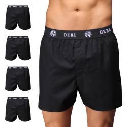 D.E.A.L International 5-er Set Logo Bund Boxershorts Schwarz von D.E.A.L International