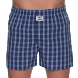 D.E.A.L International Boxershorts Blau kariert von D.E.A.L International