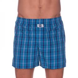 D.E.A.L International Boxershorts Blau kariert von D.E.A.L International