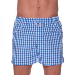 D.E.A.L International Boxershorts Blau kariert von D.E.A.L International