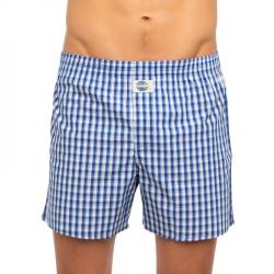 D.E.A.L International Boxershorts Blau kariert von D.E.A.L International