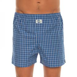 D.E.A.L International Boxershorts Blau kariert von D.E.A.L International