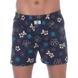 D.E.A.L International Boxershorts Blau mit Sommerlichen Blüten von D.E.A.L International