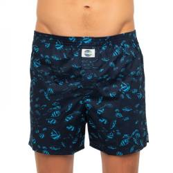 D.E.A.L International Boxershorts Dunkelblau mit Fischen von D.E.A.L International