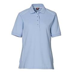 ID Damen Pro Wear Poloshirt, kurzärmlig (Large) (Hellblau) von D.I.D