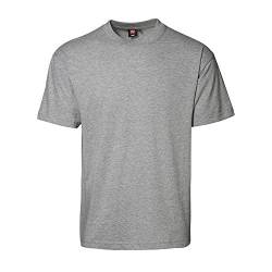 ID Herren Game T-Shirt, kurzärmlig, reguläre Passform (XL) (Grau meliert) von D.I.D