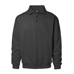 ID Herren Klassisches Polo-Sweatshirt (M, koks) von D.I.D