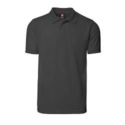 ID Herren Pro Wear Polo-Shirt, reguläre Passform, kurzärmlig (4XL) (Graphit) von D.I.D