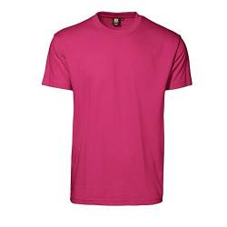 ID Herren T-Time T-Shirt, kurzärmlig, reguläre Passform (Large) (Pink) von D.I.D