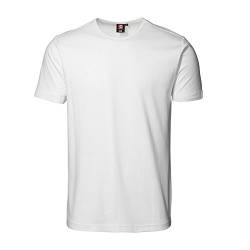 ID Unisex Interlock T-Shirt mit Rundhalsausschnitt, kurzärmlig (Large) (Weiß) von D.I.D