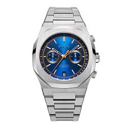 D1 Milano Herren Chronograph Quarz Uhr mit Edelstahl Armband CHBJ09 von D1 Milano