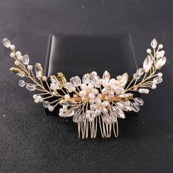 Kristall Strass Blume Perle Haar Kamm Stirnband Tiara Haarnadel Für Frauen Braut Party Hochzeit Braut Haar Zubehör Schmuck von DABIN