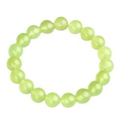 DACRWEKZ Naturstein-Armband – Natürliches Trauben-Jade-Armband, Grünes Apfelgrün, Bonbonfarbenes Chalcedon-Armband Für Geburtstag, Weihnachten, Erntedankfest, Schmuckgeschenke, Wie Abgebildet, 7 Mm von DACRWEKZ