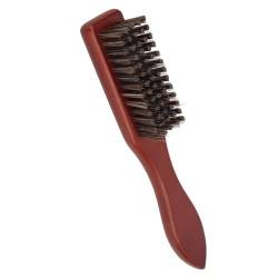 DADEA 2 Stück Bartbürste, Multifunktional, für Männer, Weiche Bartbürste mit Holzgriff, Ergonomisches Design, Bartbürste für Männer, Tragbare Bartbürste aus Verbundholz mit Griff von DADEA