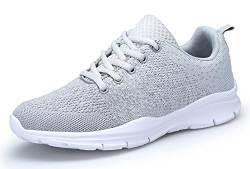 DAFENP Sportschuhe Laufschuhe Atmungsaktiv Leichte Turnschuhe Gym Fitness Sneaker für Herren Damen XZ747-M-gray1-EU37 von DAFENP