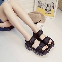 DAIFINEY Keilschuhe Dickes Fischmaul Mode Sandalen Müßiggänger Damen Plattform Damen Damen Sandalen Schuhe Mit Rollen Damen von DAIFINEY