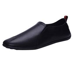 DAIFINEY Mode Männer lässige Slip on atmungsaktive treibende Boot Schuhe Kleiderschuh Schuhe Herren 45 von DAIFINEY