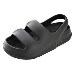 DAIFINEY Mode alle Jahreszeiten Herren Sandalen flache Sohlen dicke Sohlen rutschfest bequem drinnen und draußen Strand Freizeit Stil Schuhe Herren Sneaker 41 von DAIFINEY