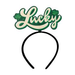 Elektromagnetische Stirnbänder St. Day Grünes irisches Stirnband für Erwachsene, Festival-Regenbogen-Stirnband (Green, One Size) von DAIFINEY