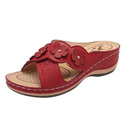 Frauen Mode Keilen Schuhe Sandalen Hausschuhe beiläufige Blumen Frauen Outdoor-Frauen-Hausschuh Damenschuhe Gr. 41 von DAIFINEY