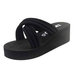 Sandalen Keils atmungsaktive Frauen Schuhe Flip-Flops Mode Hausschuh für Frauen Pantoffel Damenschuhe Sneaker Plateau von DAIFINEY