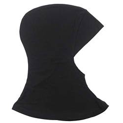 DAISHIAO Damen Hijab-Kappe, kräftig, einfarbig, Modal, Muslimisch, volle Abdeckung, dehnbar, Turban, Haarausfall, Kopftuch, Wickeltuch, islamisches Untertuch von DAISHIAO