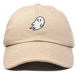 DALIX Ghost Stickerei Papa Hut Baseball Cap Cute Halloween, Khaki, Einheitsgröße von DALIX