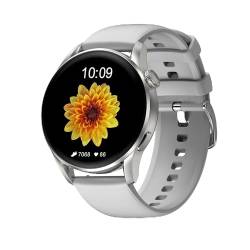 DAM DT3 Smartwatch mit Benachrichtigungen, geteiltem Display, Multisport-Modi und Herzfrequenz-Monitor, 4,5 x 1,2 x 5 cm, Farbe: Weiß, Normal von DAM