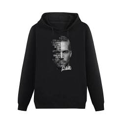 If One Day The Speed Kill Me Do Not Cry Paul Walker Quote Gifts Black Mens Hoodie L von DAMIN