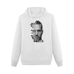 If One Day The Speed Kill Me Do Not Cry Paul Walker Quote White Mens Hoodie 3XL von DAMIN