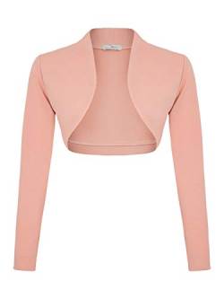 DANAEST Damen Bolero Jacke (653), Farbe:Rosa, 42 / XL von DANAEST