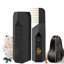 High-tech Aromatherapy Comb, Portable Multifunctional Comb, Aromatherapy Essential Oil Hair Care Function, Aromatherapy Humidifier, Adding Fragrance To Hair, Hair Massage Comb (Black) von DANC