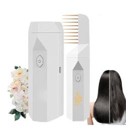 High-tech Aromatherapy Comb, Portable Multifunctional Comb, Aromatherapy Essential Oil Hair Care Function, Aromatherapy Humidifier, Adding Fragrance To Hair, Hair Massage Comb (White) von DANC