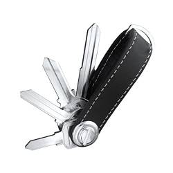 DANETI Schlüsselhalter Aluminium Smart Schlüssel Brieftasche Halter Organizer Schlüssel Clip Outdoor Tragbare Tasche Werkzeuge Mit Zurück Clip Keychain grün, Schwarz , Einheitsgröße von DANETI