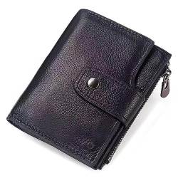 Herren Brieftaschen Blauzahn-Anti-Diebstahl Smart Wallet Echtes Leder GPS Standort Geldbörse RFID Kartenhalter, Schwarz von DANETI