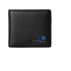 Herren Geldbörsen Smart Wallet Wallet Geschenk für Vatertag Slim Kreditkartenhalter Brieftaschen, Schwarz von DANETI